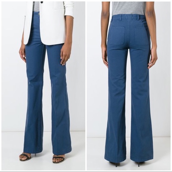 cotton flare pants